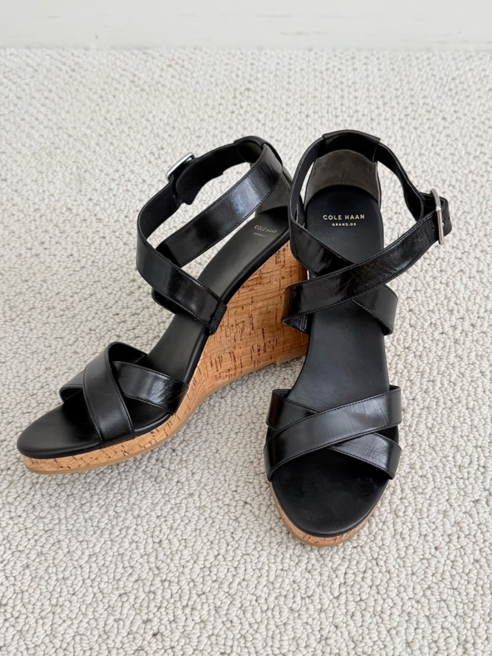 Cole Haan Jillian Wedge Sandals - Picture 2 of 11